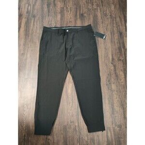Primo Golf Jogger Pants Mens 40 Tall act.41x29 Black Performance Ankle Stretch